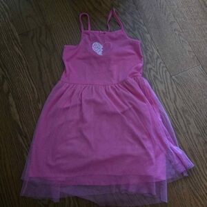 Gymboree Hot Pink Heart Tank Tulle Nightgown